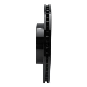 Mazda 3 Brake Rotor (1) - Front Left - R1 Concepts - Drilled & Slotted - Black - `14-`24